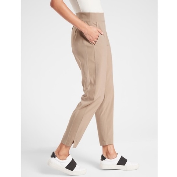 Athleta Brooklyn Ankle Pant Brownstone Beige - Picture 1 of 10